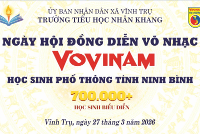 NGÀY HỘI ĐỒNG DIỄN VÕ NHẠC VOVINAM TRƯỜNG TIỂU HỌC NHÂN KHANG