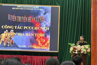 CÔNG TÁC TẬP HUẤN PHÒNG CHÁY CHỮA CHÁY TRÊN ĐỊA BÀN TỈNH